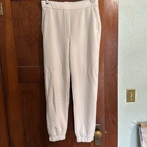 Lululemon soft stream joggers.  Size 8 in a cream color.